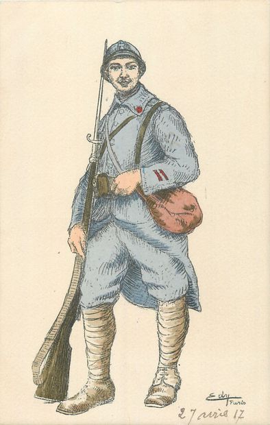 null 20 CARTES POSTALES MILITARIA : Illustrateurs & Illustrations. "10cp-Santini-Sur...