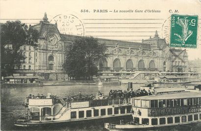 null 35 CARTES POSTALES PARIS : Les Gares. Dont" Gare St Lazare et Rue d'Amsterdam...