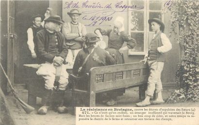 null 47 CARTES POSTALES SCENES & TYPES : Bretagne. Dont" Pardons Bretons-184-Mendiant...