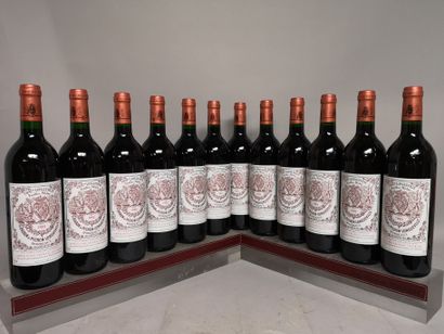 null 12 bouteilles Château PICHON BARON de LONGUEVILLE - 2e Gcc Pauillac 1993 En...