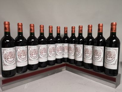 null 12 bouteilles Château PICHON BARON de LONGUEVILLE - 2e Gcc Pauillac 1996 En...
