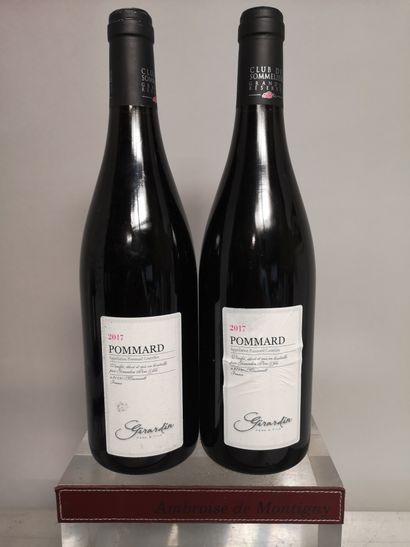null 2 bouteilles POMMARD - GIRARDIN & Fille 2017 Une étiquette froissée.