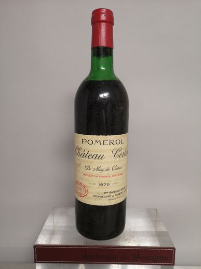 null 1 bouteille de CHÂTEAU CERTAN DE MAY Pomerol 1978 Etiquette marquée, niveau...