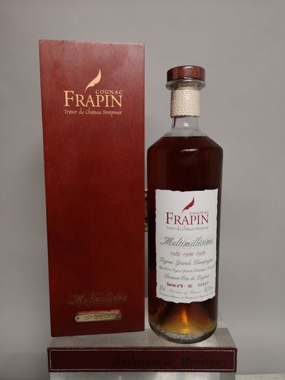 null 1 flacon 70cl COGNAC Grande Champagne 1er Cru de Cognac FRAPIN - En coffret...