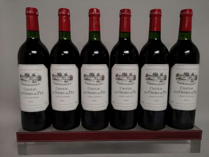 null 6 bouteilles Château ORMES de PEZ - Saint Estephe 1994 En caisse bois.