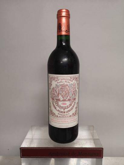null 1 bouteille Château PICHON BARON de LONGUEVILLE - 2e Gcc Pauillac 1993