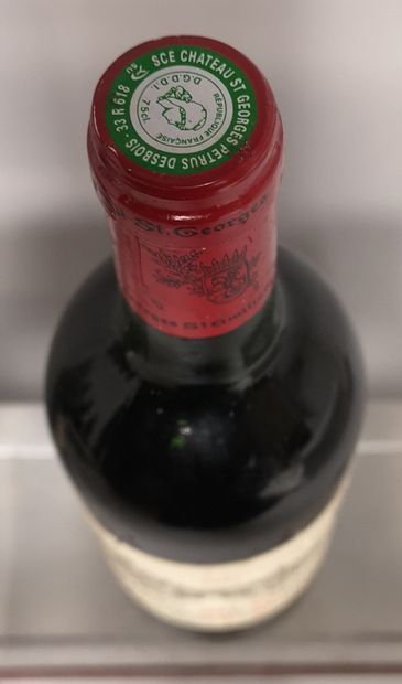 null 1 bouteille Château SAINT GEORGES - Saint Emilion Grand cru 1994 Etiquette légèrement...