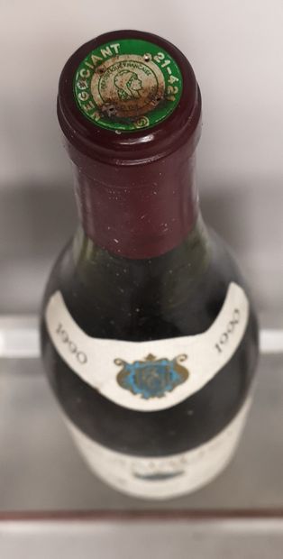 null 1 bouteille CLOS SAINT DENIS Grand Cru - Château BONNES & GUERRE 1990 Etiquette...