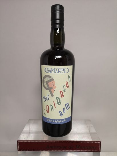 null 1 bouteille RHUM - SAMAROLI "Caribbean Rum" 2005 Mis en bouteille en 2014, "Cask...