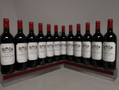 null 12 bouteilles Château ORMES de PEZ - Saint Estephe 1995 En caisse bois.