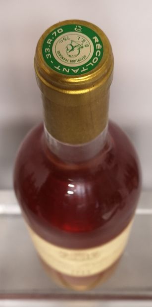 null 1 bouteille Château SUDUIRAUT - 1er Cc Sauternes 1989 Etiquette légèrement ...