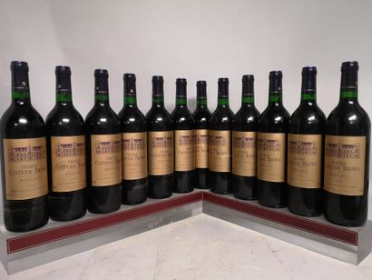 null 12 bouteilles Château CANTENAC BROWN - 3e Gcc Margaux 1993 En caisse bois.