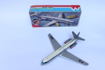 null SUD AVIATION SE 210 CARAVELLE AIR FRANCE. 

MONT BLANC toy airplane in lithographed...