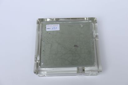 null AIR FRANCE ASHTRAY.

Square ashtray in moulded glass Air France " Dans tous...