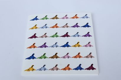 null CONCORDE AIR FRANCE. 

A silk scarf decorated by Jean Boggio. 

In its cardboard...
