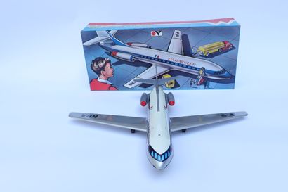 null SUD AVIATION SE 210 CARAVELLE AIR FRANCE. 

MONT BLANC toy airplane in lithographed...