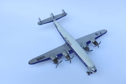 null LOCKHEED SUPER CONSTELLATION AIR FRANCE.

Toy plane in lithographed sheet metal,...