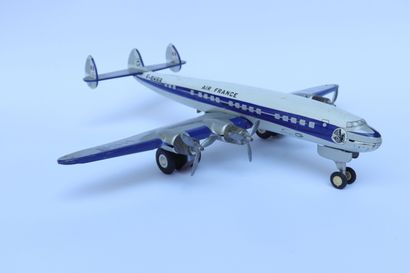 null LOCKHEED SUPER CONSTELLATION AIR FRANCE.

Toy plane in lithographed sheet metal,...