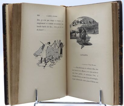 null VILLIERS DE L'ISLE-ADAM. L'amour suprême. Paris, Brunhoff, 1886, in-12, demi-rel....