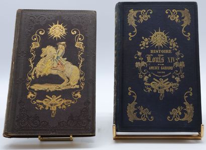 null GABOURD. Histoire de Louis XIV. Tours, Mame, s.d., 2 vol. in-8, cart. édit....