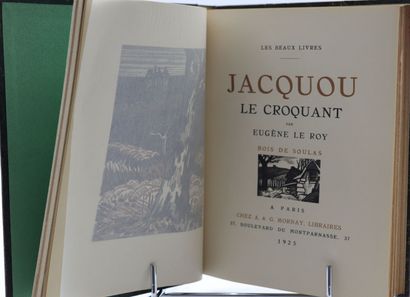 null LOT de 8 vol. : LE ROY. Jacquou le croquant. Paris, Mornay, 1925. - PERGAUD....