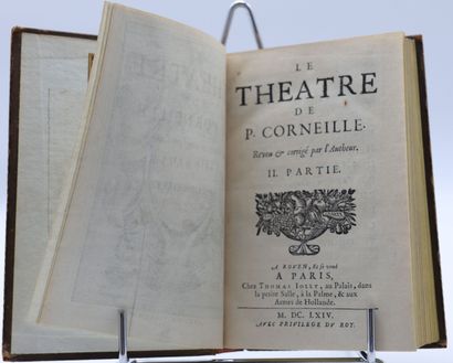 null CORNEILLE (P.). Le théâtre de P. Corneille. Revue et corrigé par l'autheur....