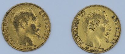 null 2 Monnaies 20 Francs OR. Napoléon III.

1858 A.

Poids : 12,80grs



Estimation...