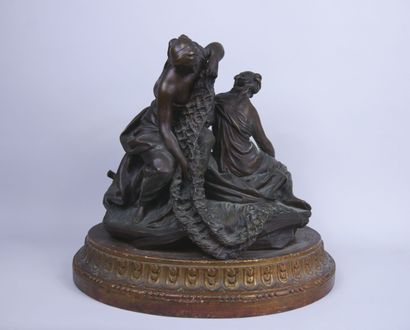 null La pêche miraculeuse

Épreuve en bronze à patine brune.

Époque XIXe siècle.

30...