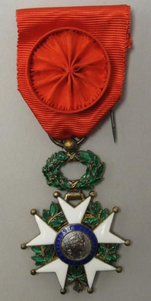 France Ordre de la Légion d'honneur. Étoile d'Officier, IIIè République. Vermeil,...
