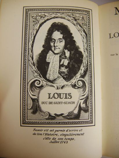 null 
SAINT-SIMON (Louis de) 




Complete and authentic memoirs of Louis de Saint-Simon,...