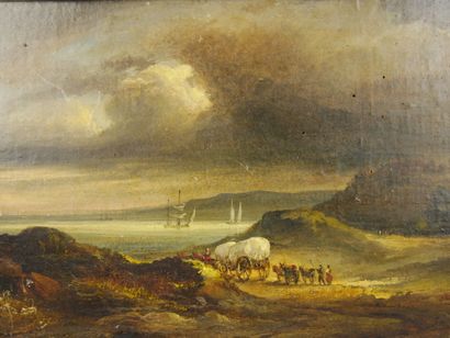 null 
Etienne RAFFORT (1802 - 1880) 





The journey in a cart





Oil on paper...