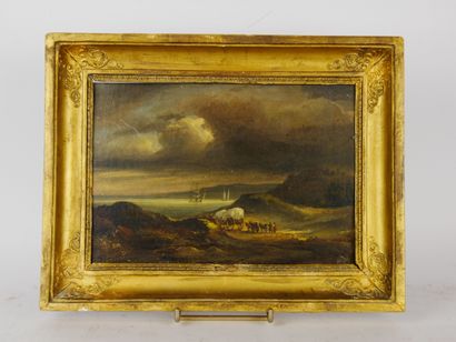 null 
Etienne RAFFORT (1802 - 1880) 





The journey in a cart





Oil on paper...