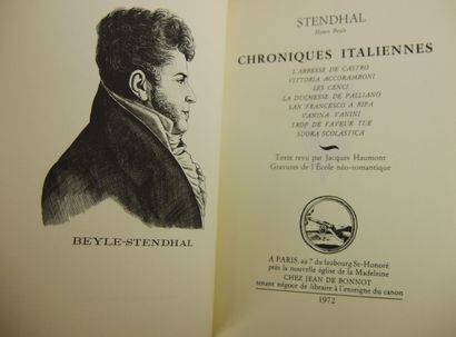 null 
STENDHAL (Henri Beyle)




Suite of 10 books including : 




The red and the...