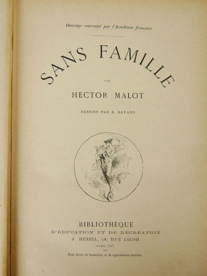 null 
MALOT (Hector)




Without family. Drawings by E. Bayard




Edition HETZEL....