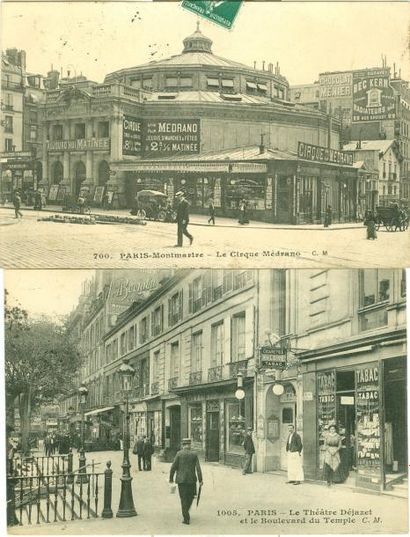 null 19 CARTES POSTALES SPECTACLES: Salles de Spectacles sur Paris - Divers Arrondissements....