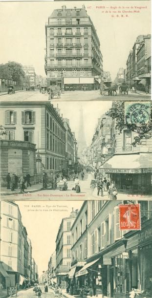 null 91 CARTES POSTALES PARIS: Divers Arrondissements. Editeur Marmuse- 41cp & GBRR-50cp....