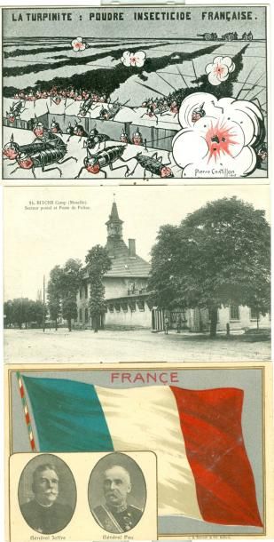 null 103 CARTES POSTALES MILITARIA: Divers. Dont" Guerre de 1914-1915- Eglise de...