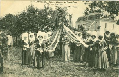 null 6 CARTES POSTALES FETES: Sélection Compiègne - Fêtes de Jeanne d'Arc- 1911....