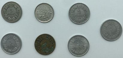 FRAIS JUDICIAIRES - 14,28% TTC Large lot of French coins. All eras combined. 1cts...