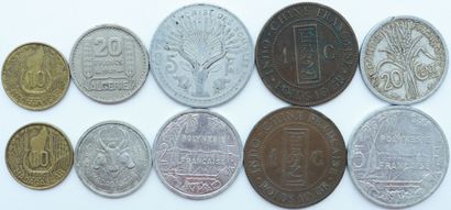 null Coins. Set of 15 Colonies, Former Colonies and Protectorate Coins.

5-Indochina-1...