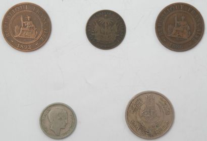 null Coins. Set of 15 Colonies, Former Colonies and Protectorate Coins.

5-Indochina-1...
