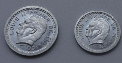 null Numismatics : Monaco.

In the original box, 2 Louis II Coins (1943), Essay,...