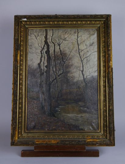 Théodore LESPINASSE (1846-1918) 
Landscape...