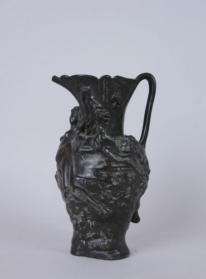 null Jean GARNIER (1853-1910)

Pewter vase decorated with a nude woman and child...