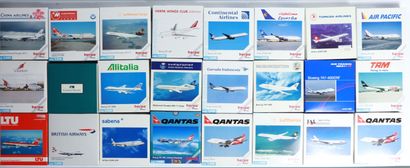 LOT OF 40 MODELS OF AIRLINERS 
French and...