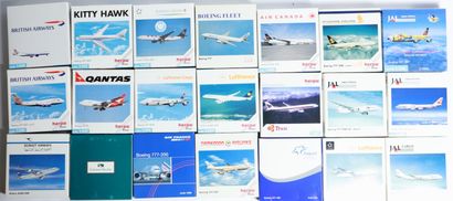 LOT OF 30 MODELS OF AIRLINERS 
French and...