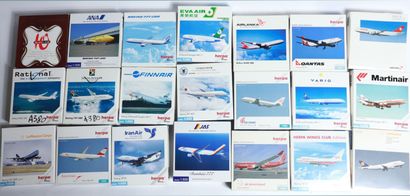 LOT OF 60 MODELS OF AIRLINERS 
French and...