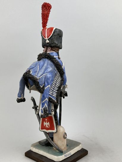 null Bernard BELLUC (1949 - )

1st REGT of Hussars Sapper 1810 

Figurine in polychrome...