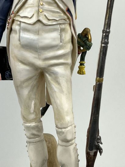 null Bernard BELLUC (1949 - )

Infantry of line voltigeur 1808

Figurine in polychrome...