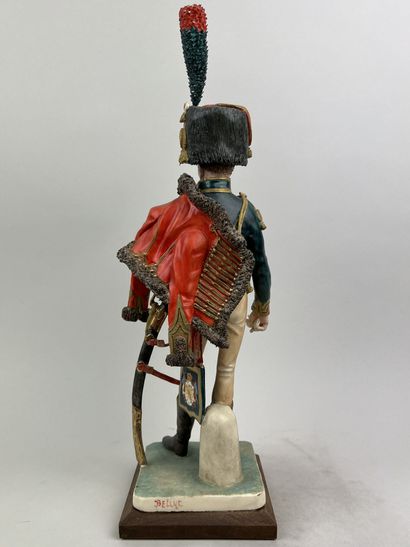 null Bernard BELLUC (1949 - )

Chasseur à cheval de la garde officier 1804-1815

Figurine...